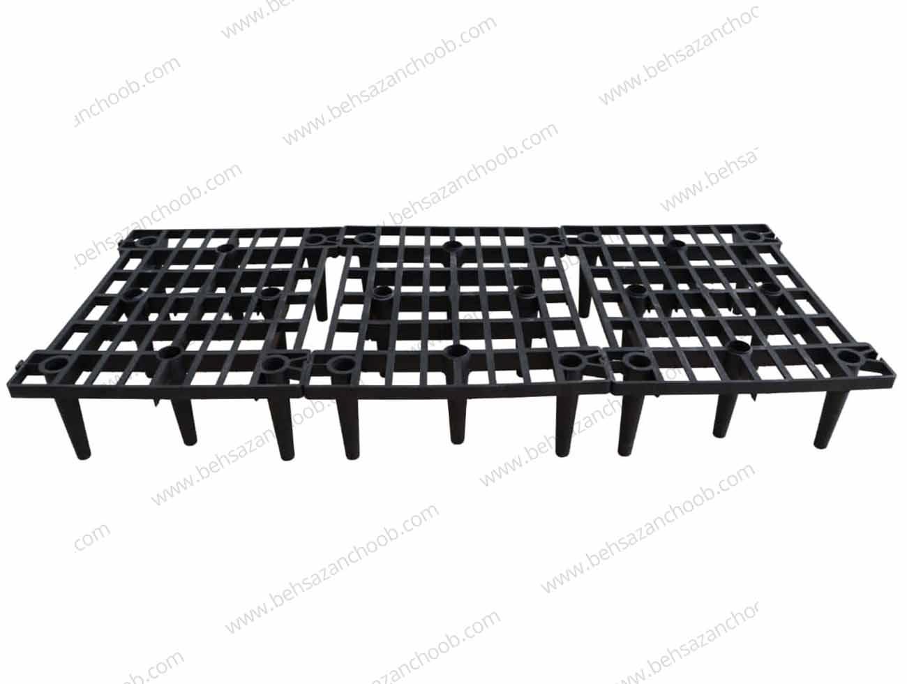 کفی تخت پلیمری یک نفره سه تیکه 90 سانت base536